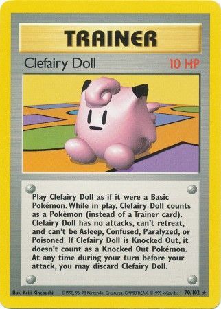 Clefairy Doll (70/102) [Base Set Unlimited] | Odin's Place