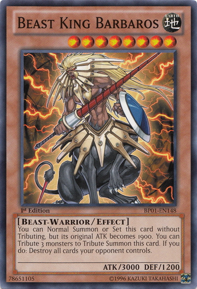 Beast King Barbaros [BP01-EN148] Common | Odin's Place