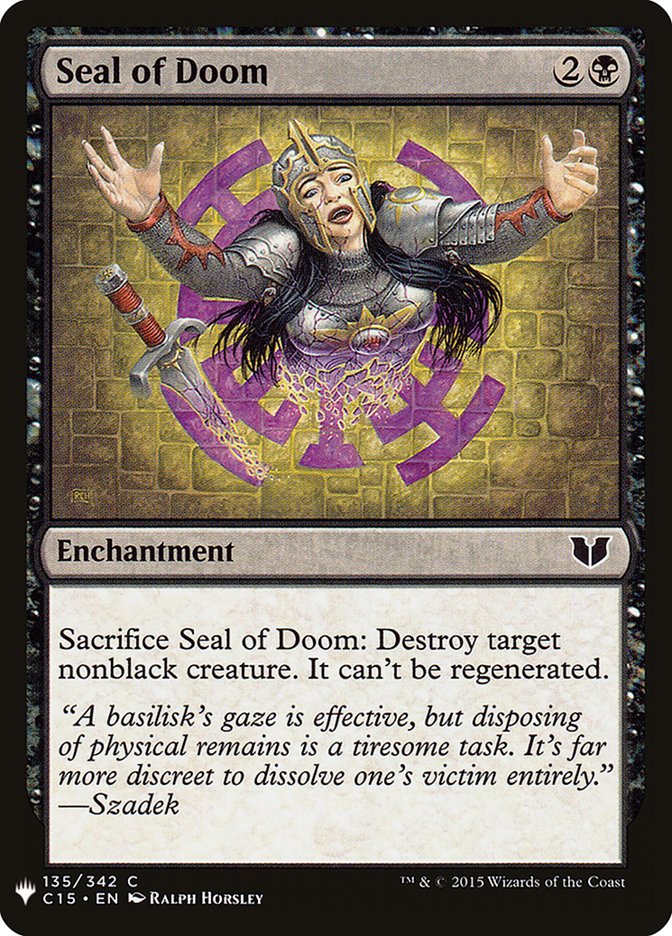 Seal of Doom [Mystery Booster] | Odin's Place