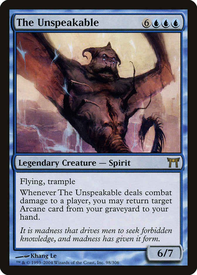 The Unspeakable (98) [Champions of Kamigawa] | Odin's Place