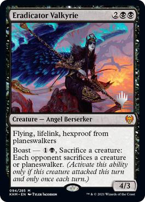 Eradicator Valkyrie (Promo Pack) [Kaldheim Promos] | Odin's Place