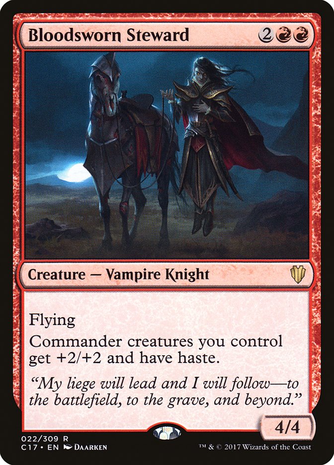 Bloodsworn Steward (22) [Commander 2017] | Odin's Place