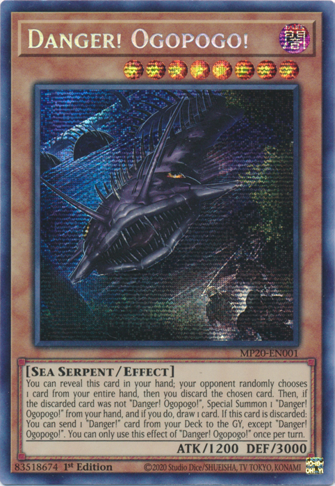Danger! Ogopogo! [MP20-EN001] Prismatic Secret Rare | Odin's Place
