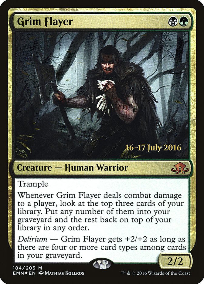 Grim Flayer (184) [Eldritch Moon Prerelease Promos] | Odin's Place