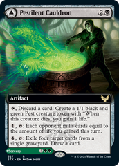 Pestilent Cauldron // Restorative Burst (Extended Art) [Strixhaven: School of Mages] | Odin's Place