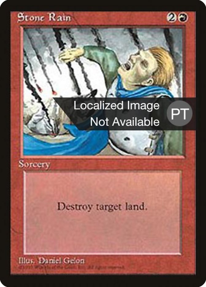 Stone Rain [Fourth Edition (Foreign Black Border)] | Odin's Place
