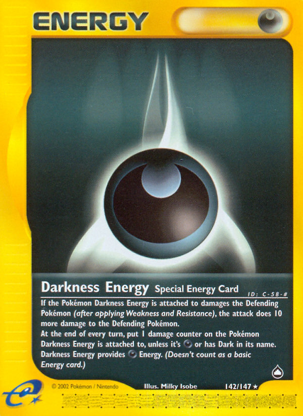 Darkness Energy (142/147) [Aquapolis] | Odin's Place