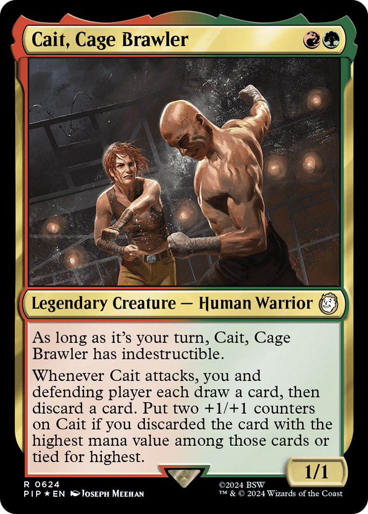 Cait, Cage Brawler (Surge Foil) [Fallout] | Odin's Place