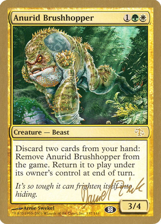 Anurid Brushhopper (Daniel Zink) (SB) [World Championship Decks 2003] | Odin's Place