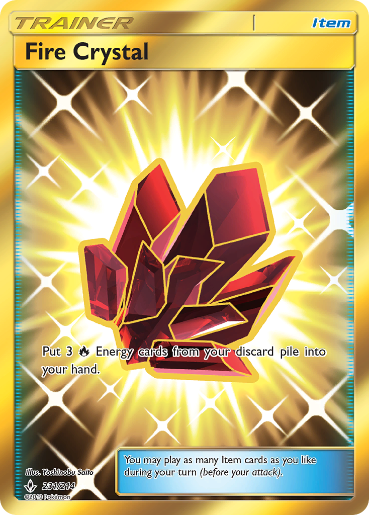 Fire Crystal (231/214) [Sun & Moon: Unbroken Bonds] | Odin's Place
