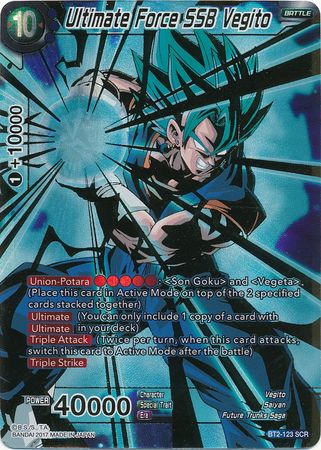 Ultimate Force SSB Vegito (BT2-123) [Union Force] | Odin's Place