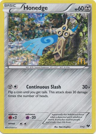 Honedge (7/12) [McDonald's Promos: 2014 Collection] | Odin's Place