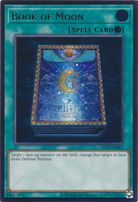 Book of Moon [OP13-EN001] Ultimate Rare | Odin's Place