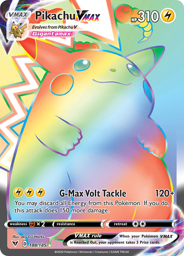 Pikachu VMAX (188/185) [Sword & Shield: Vivid Voltage] | Odin's Place