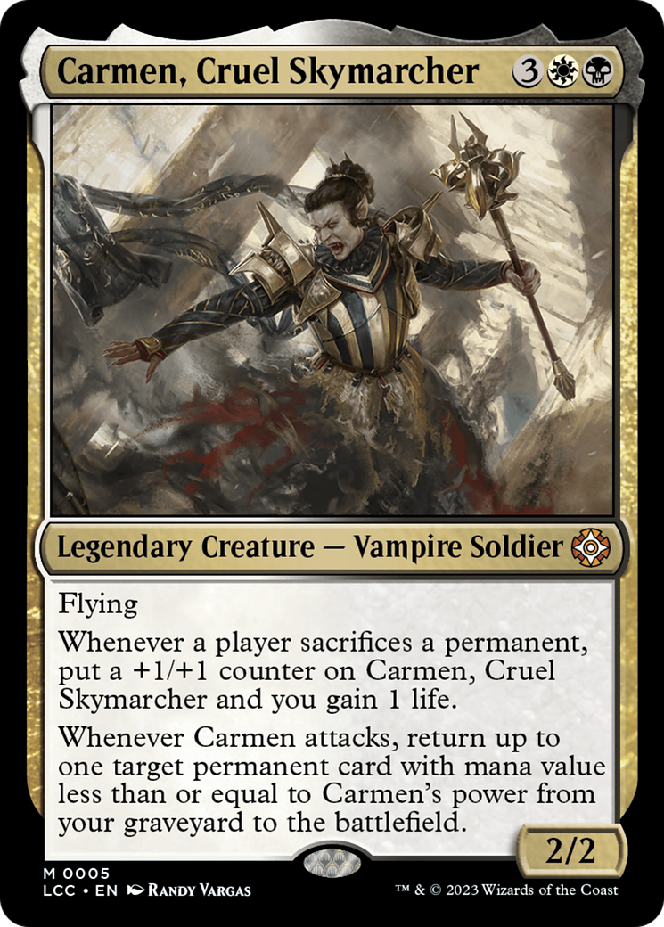 Carmen, Cruel Skymarcher [The Lost Caverns of Ixalan Commander] | Odin's Place