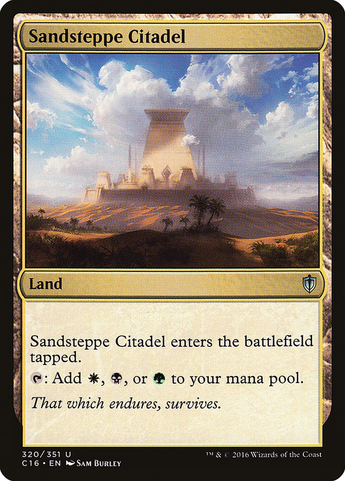 Sandsteppe Citadel (320) [Commander 2016] | Odin's Place