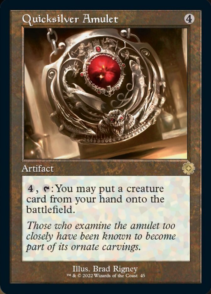 Quicksilver Amulet (Retro) [The Brothers' War Retro Artifacts] | Odin's Place