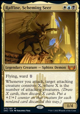 Raffine, Scheming Seer (Promo Pack) [Streets of New Capenna Promos] | Odin's Place