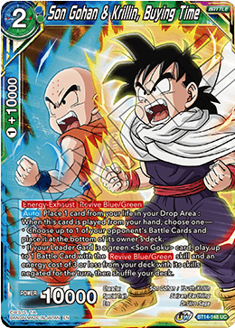 Son Gohan & Krillin, Buying Time (BT14-148) [Cross Spirits] | Odin's Place