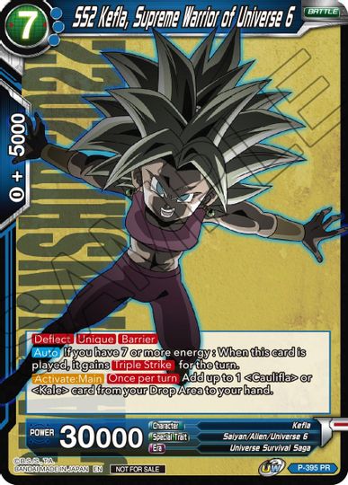 SS2 Kefla, Supreme Warrior of Universe 6 (P-395) [Promotion Cards] | Odin's Place