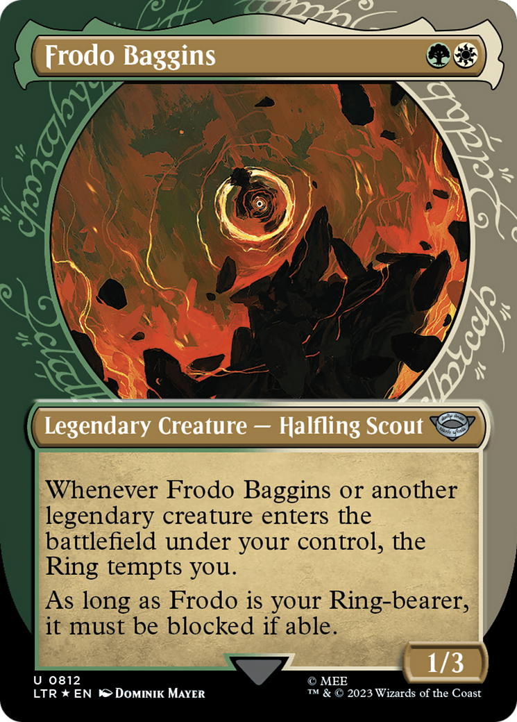 Frodo Baggins (Showcase) (Surge Foil) [The Lord of the Rings: Tales of Middle-Earth] | Odin's Place