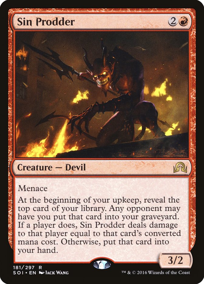 Sin Prodder (181) [Shadows over Innistrad] | Odin's Place