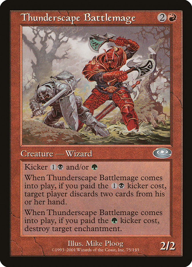 Thunderscape Battlemage (75) [Planeshift] | Odin's Place