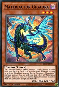 Materiactor Gigadra [BLVO-EN081] Super Rare | Odin's Place