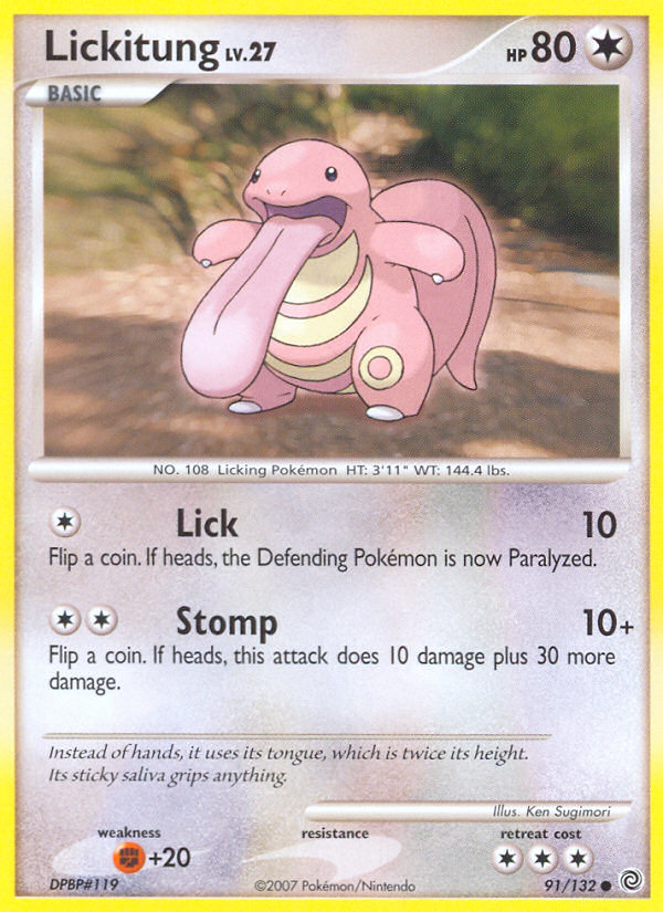Lickitung (91/132) [Diamond & Pearl: Secret Wonders] | Odin's Place