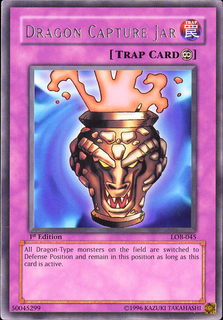 Dragon Capture Jar [LOB-045] Rare | Odin's Place
