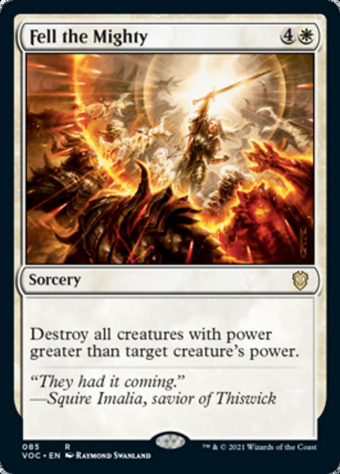 Fell the Mighty [Innistrad: Crimson Vow Commander] | Odin's Place