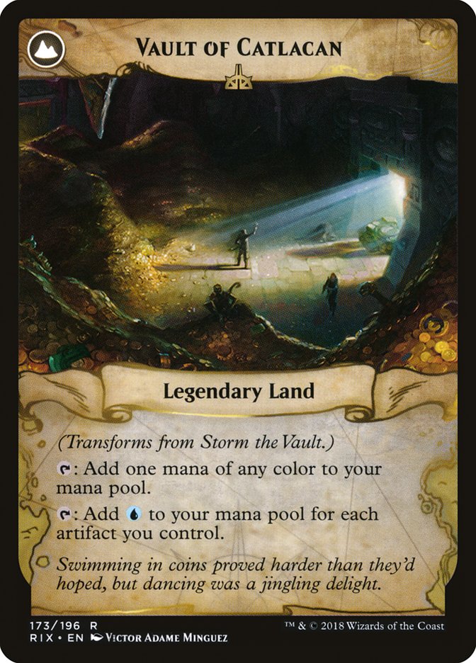 Storm the Vault // Vault of Catlacan [Rivals of Ixalan] | Odin's Place