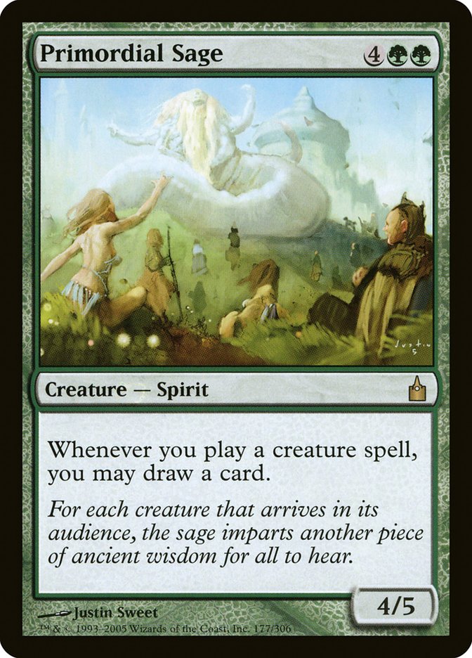 Primordial Sage (177) [Ravnica: City of Guilds] | Odin's Place