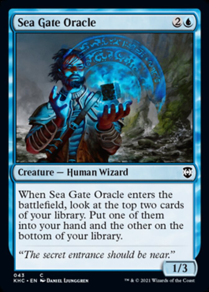 Sea Gate Oracle [Kaldheim Commander] | Odin's Place