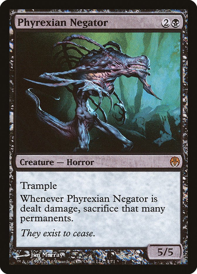 Phyrexian Negator (1) [Duel Decks: Phyrexia vs. the Coalition] | Odin's Place