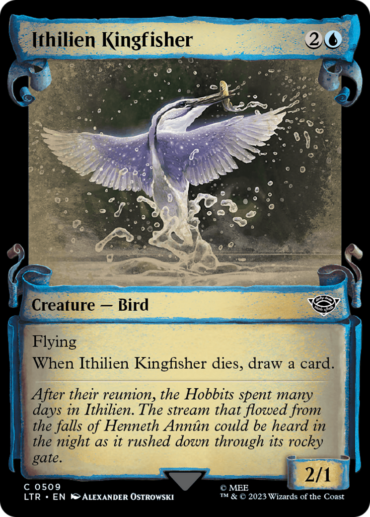Ithilien Kingfisher [The Lord of the Rings: Tales of Middle-Earth Showcase Scrolls] | Odin's Place