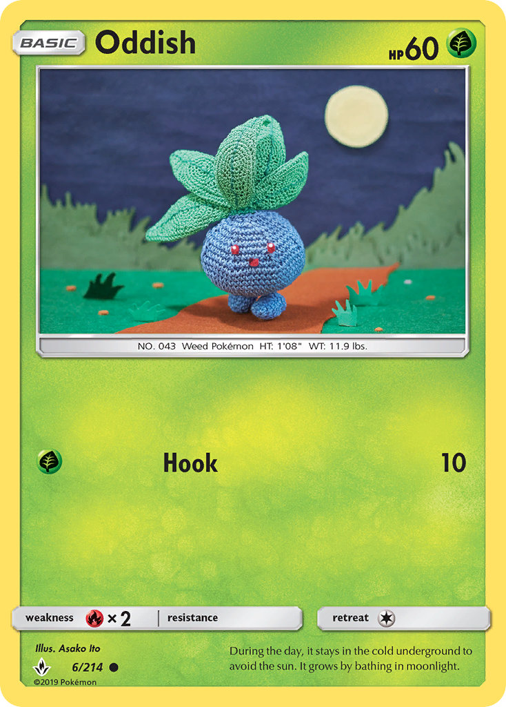 Oddish (6/214) [Sun & Moon: Unbroken Bonds] | Odin's Place