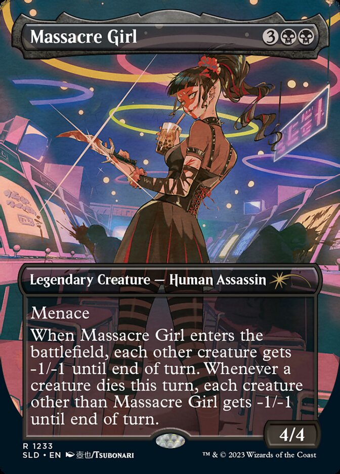Massacre Girl (Borderless) [Secret Lair Drop Series] | Odin's Place