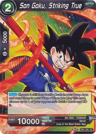 Son Goku, Striking True (DB1-081) [Dragon Brawl] | Odin's Place