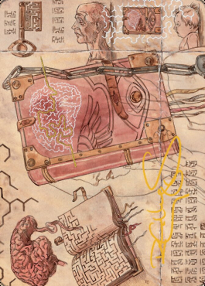 Mazemind Tome Art Card (Gold-Stamped Signature) [The Brothers' War Art Series] | Odin's Place