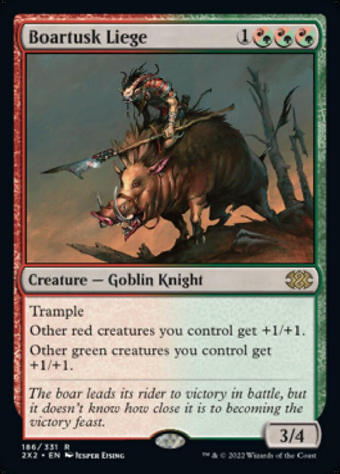 Boartusk Liege [Double Masters 2022] | Odin's Place