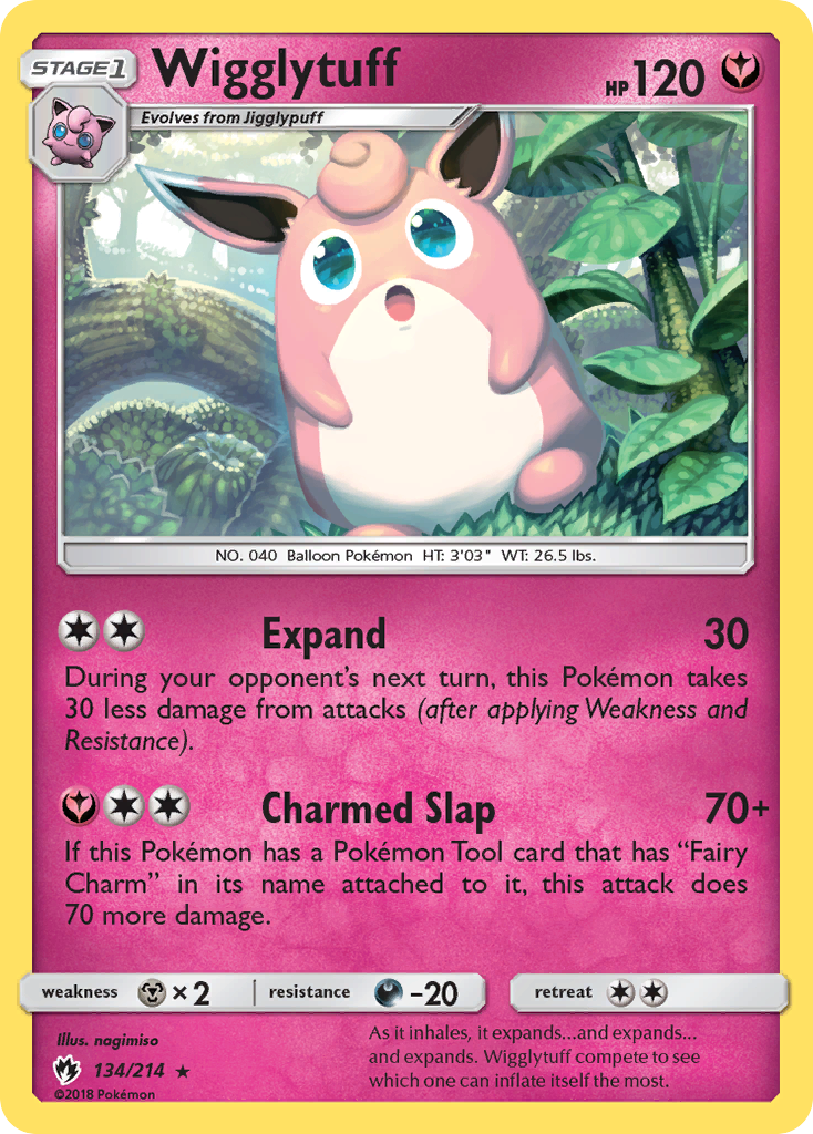 Wigglytuff (134/214) [Sun & Moon: Lost Thunder] | Odin's Place