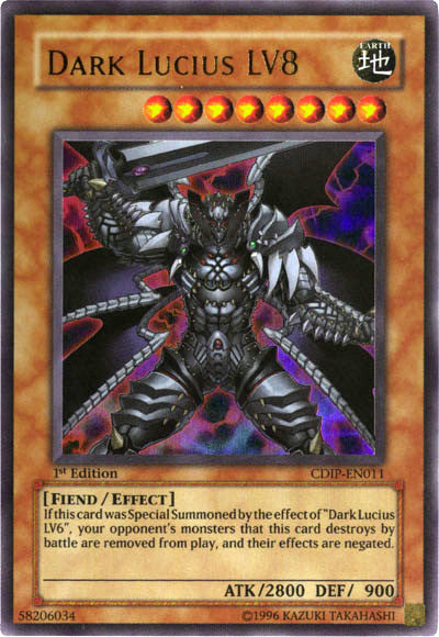 Dark Lucius LV8 [CDIP-EN011] Ultra Rare | Odin's Place