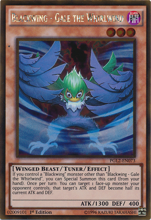 Blackwing - Gale the Whirlwind [PGL2-EN073] Gold Rare | Odin's Place