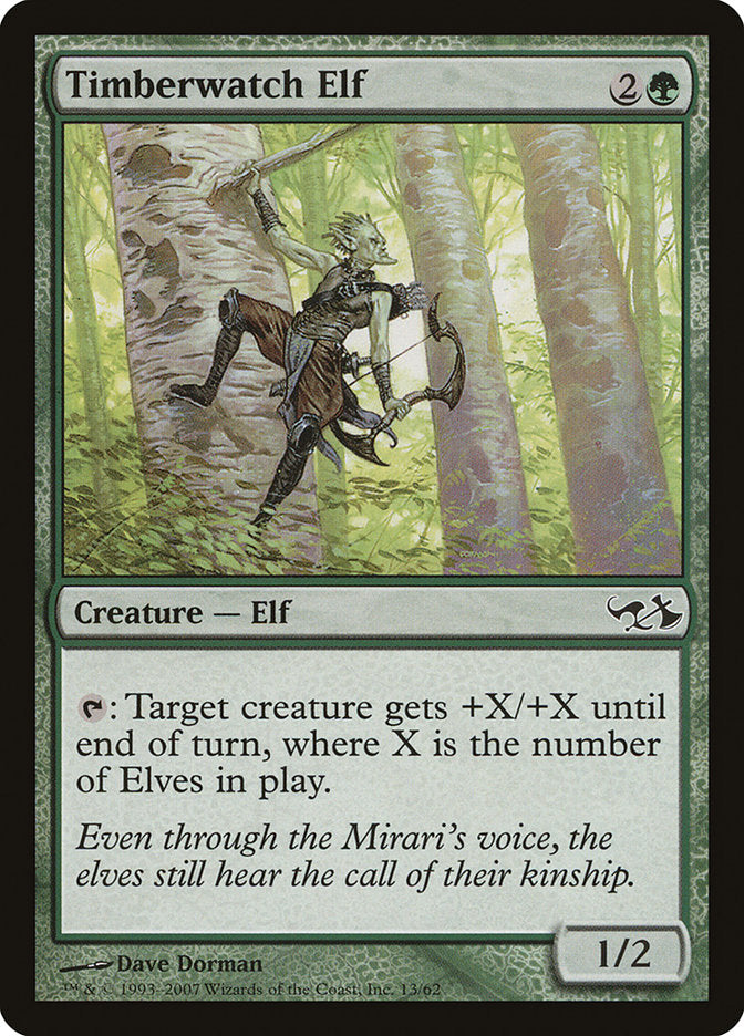 Timberwatch Elf (13) [Duel Decks: Elves vs. Goblins] | Odin's Place