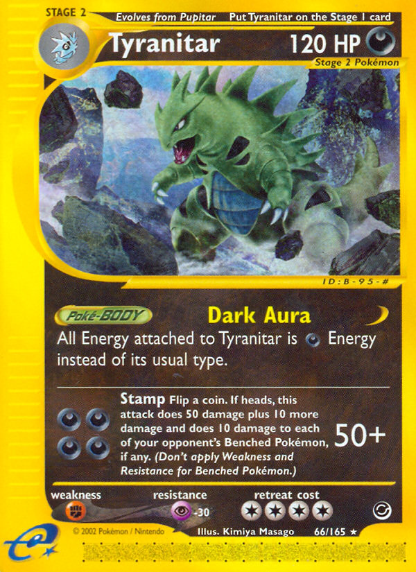 Tyranitar (66/165) [Expedition: Base Set] | Odin's Place