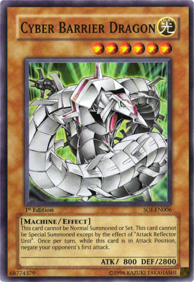 Cyber Barrier Dragon [SOI-EN006] Super Rare | Odin's Place