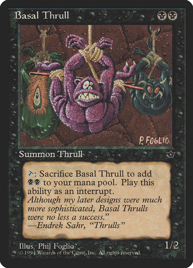 Basal Thrull (Phil Foglio) [Fallen Empires] | Odin's Place