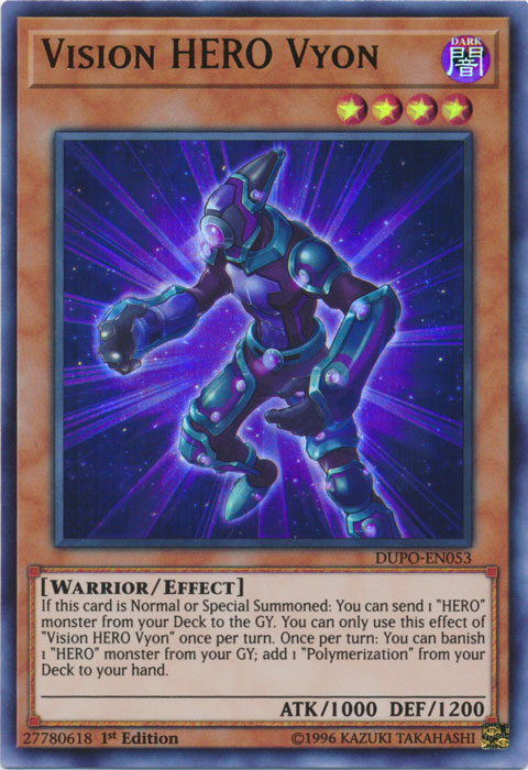 Vision Hero Vyon [DUPO-EN053] Ultra Rare | Odin's Place