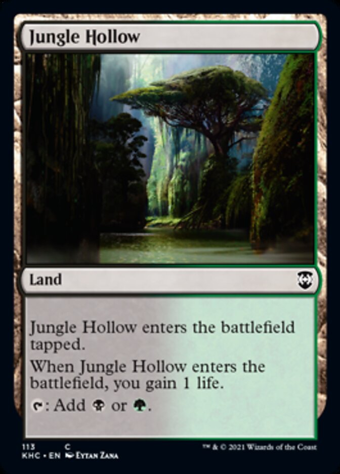 Jungle Hollow [Kaldheim Commander] | Odin's Place